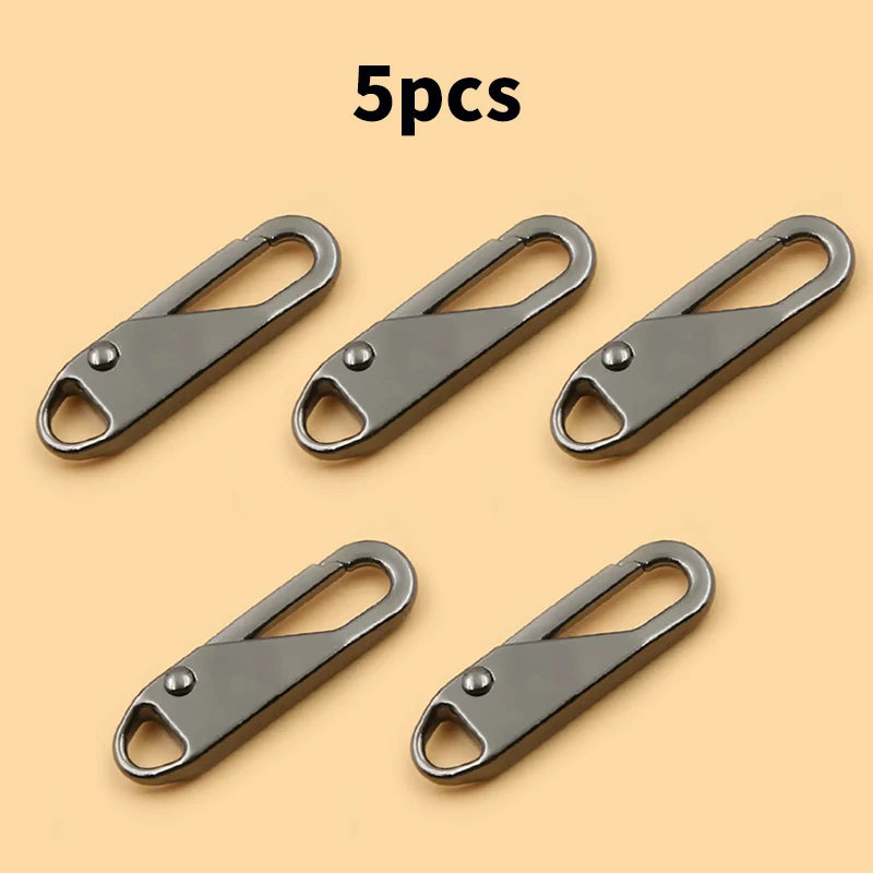 5 Pcs Zipper Fixer Repair Pull Tab Instant Kit Bags Zipper Pull Replacement