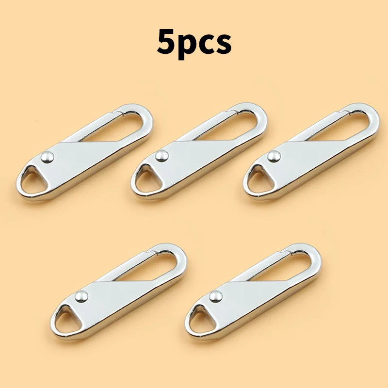 5 Pcs Zipper Fixer Repair Pull Tab Instant Kit Bags Zipper Pull Replacement